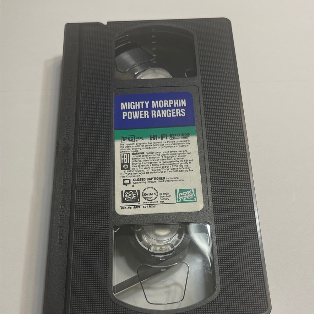 Mighty Morphin Power Rangers The Movie VHS - Picture 7 of 7